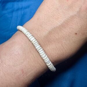 Elegant White Beaded Bracelet Jewelry